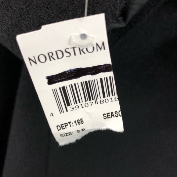 New Fleurette Black Stand Collar Wool Plus Coat 20 - Picture 7 of 14